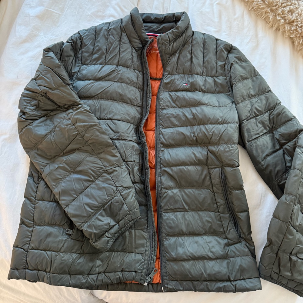 Tommy Hilfiger Olive Puffer Jacket